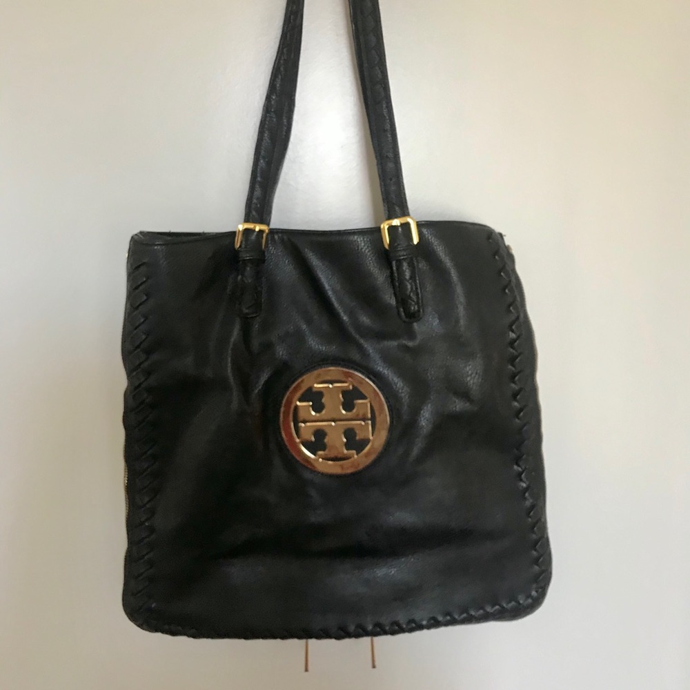 Large Tory Burch Bag with Expandable Sides